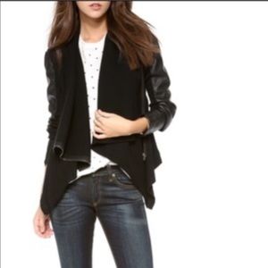 Blank NYC faux leather jacket in black